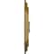 Ekena Millwork Felix Ceiling Medallion, Hand-Painted Gold, 25 1/4"W x 17 1/4"H x 1 3/4"P CM25FEGLS - alternate 2